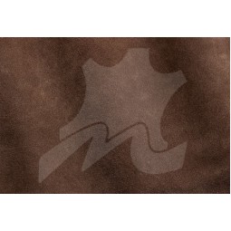 Спил-велюр VESUVIO коричневый PRALINE 1,2-1,4 Италия